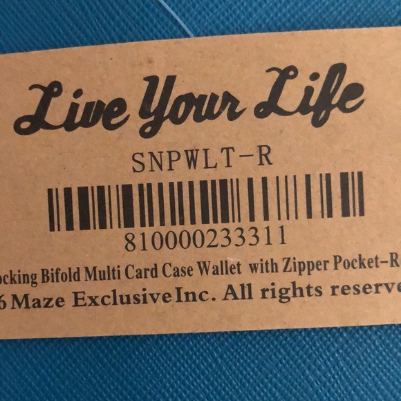 Maze Exclusive MultiCard Case Wallet, NWT - Picture 7 of 7